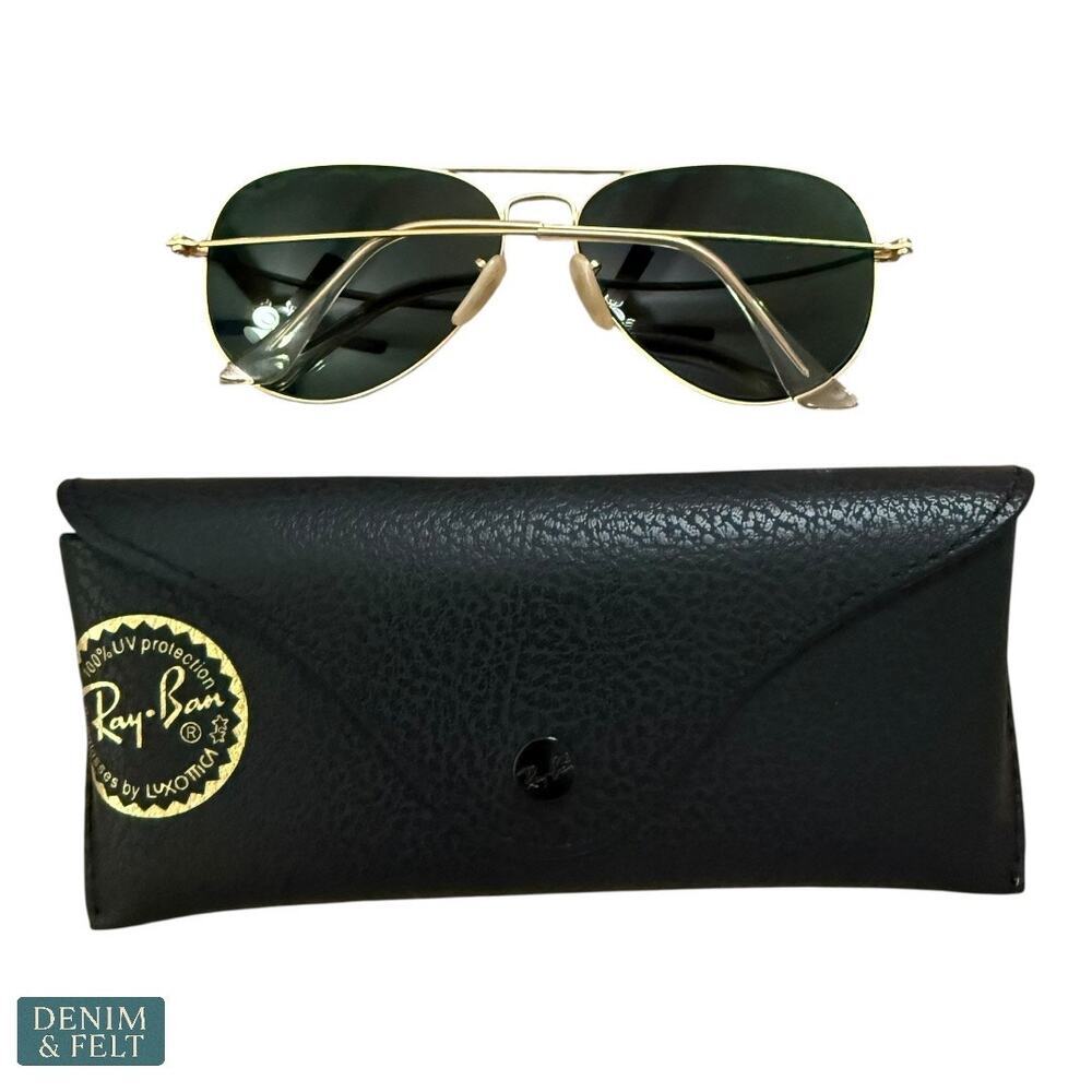 Ray-Ban‎ RB3025 Aviator Sunglasses 112/Z2 Gold Pink Mirror Lens 58mm NEW - Picture 2 of 12